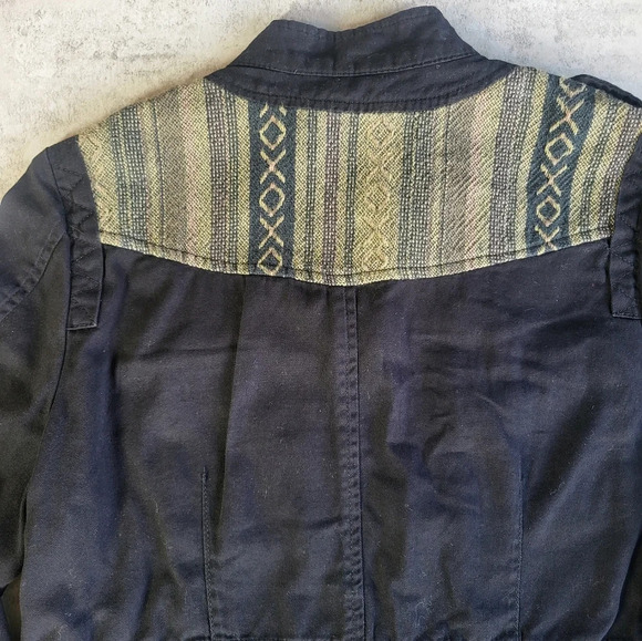 CoffeeShop Aztec Utility Canvas Jacket - Picture 10 of 12